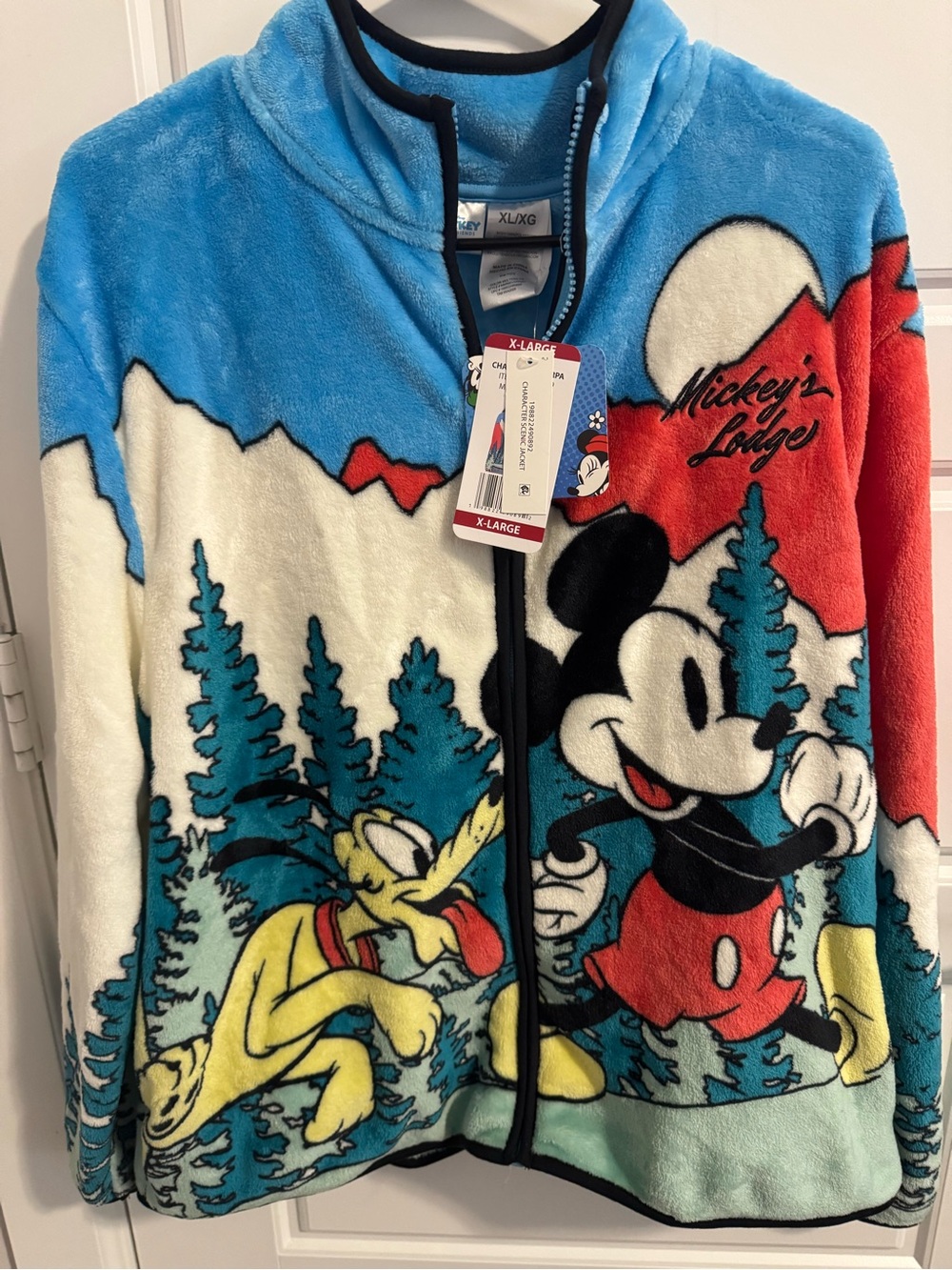Mickey Mouse Plush Fleece Jacket
